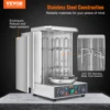VEVOR Shawarma Grill Machine, 13lbs  Chicken Shawarma Cooker Machine Electric Vertical Broiler Gyro Rotisserie Oven Doner Kebab 2