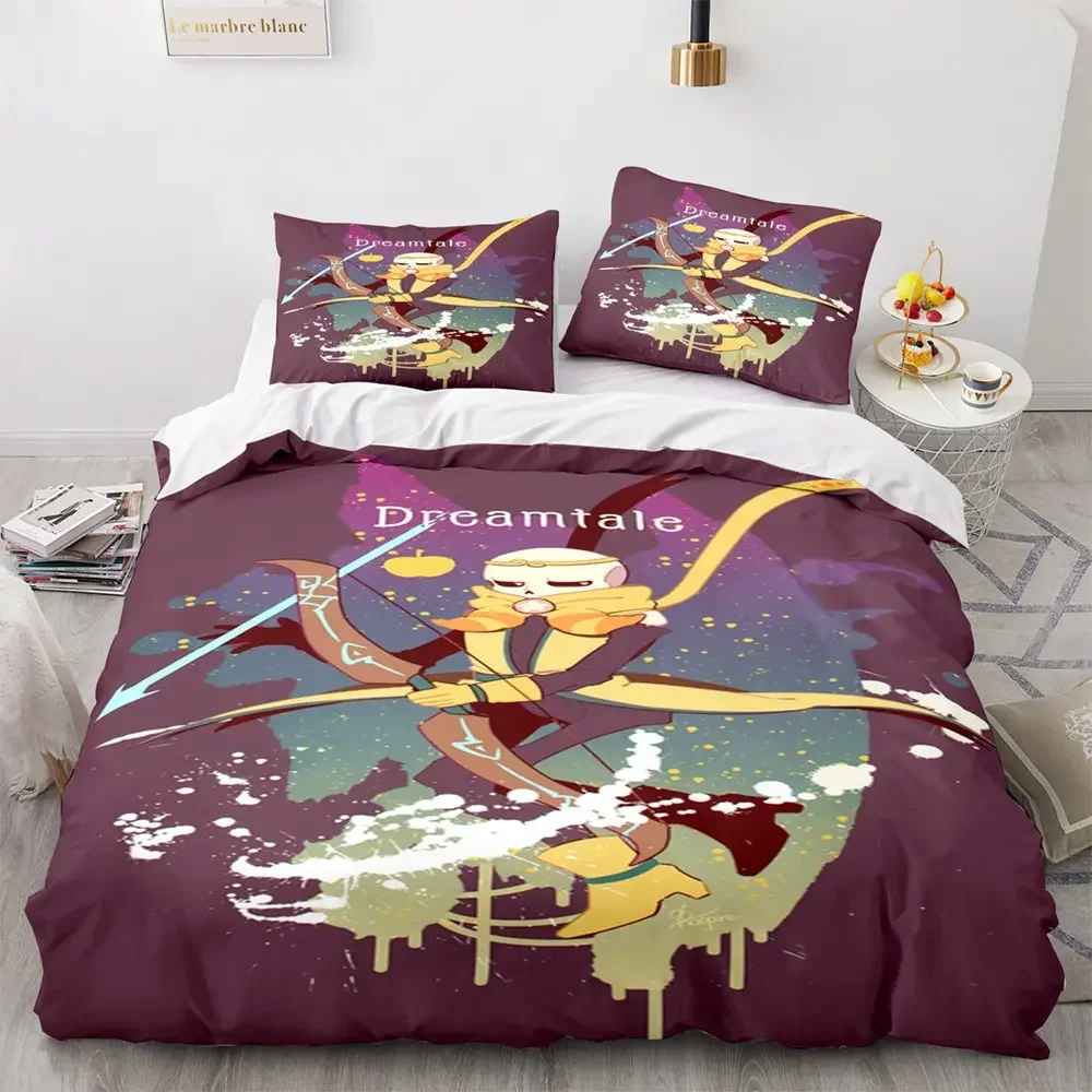Game Undertale Frisk Sans Bedding Set Boys Girls Twin Queen Size Duvet Cover Pillowcase Bed Kids Adult Home Textileextile 2
