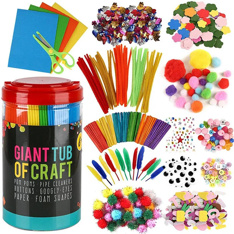 Puzzle Toys Children Barrels Handmade DIY Material Package Gift