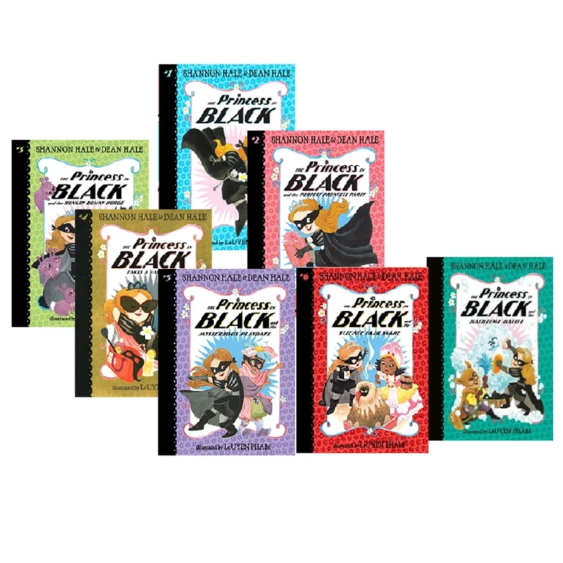 Nuovi 7 Libri La Principessa In Black Support Point Reading Pen, Children'S English Comic Picture Book Livres Manga Libro