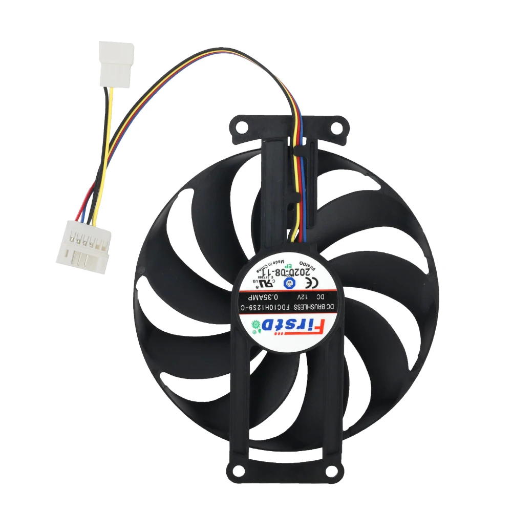 Ventilador de Refrigeração da Placa Gráfica Original Asus Geforce Rtx 2060 2070 Dual Mini oc Gtx 1660 Super 87 mm Fdc10h12s9-c Pla09215s12h Novo - Imagem 2