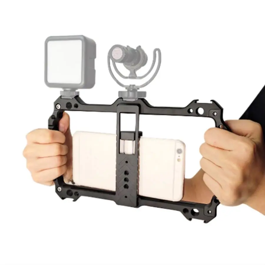 Filmmaki Phone Movies Mount Handle Grip Stabilizer Zeadio Smartphone Video Rig 