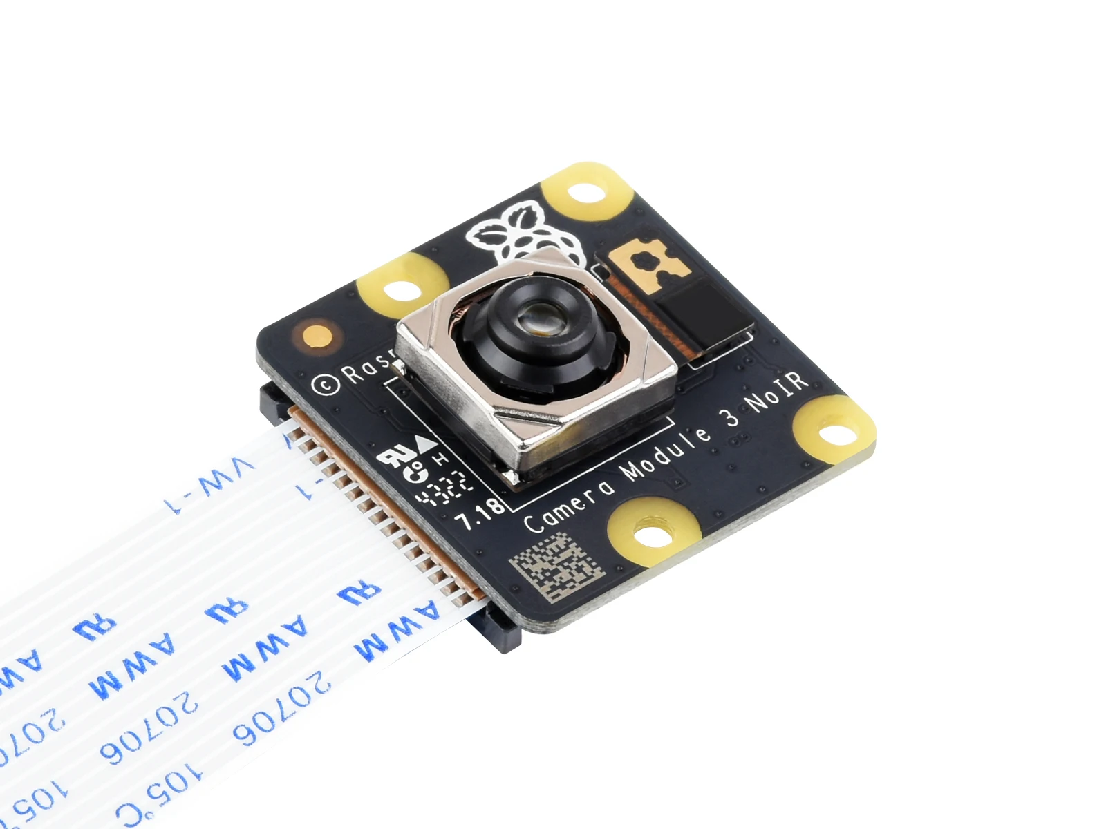 

Модуль камеры Raspberry Pi 3, высокое разрешение 12 МП, автофокус, IMX708, FOV и функция ночного видения