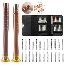 

Mini Repair Household Case Precision Watch Fix 25 In 1 Small Screwdriver Set Removable Screw For PC Phone Hand Tool Kit Set DIY