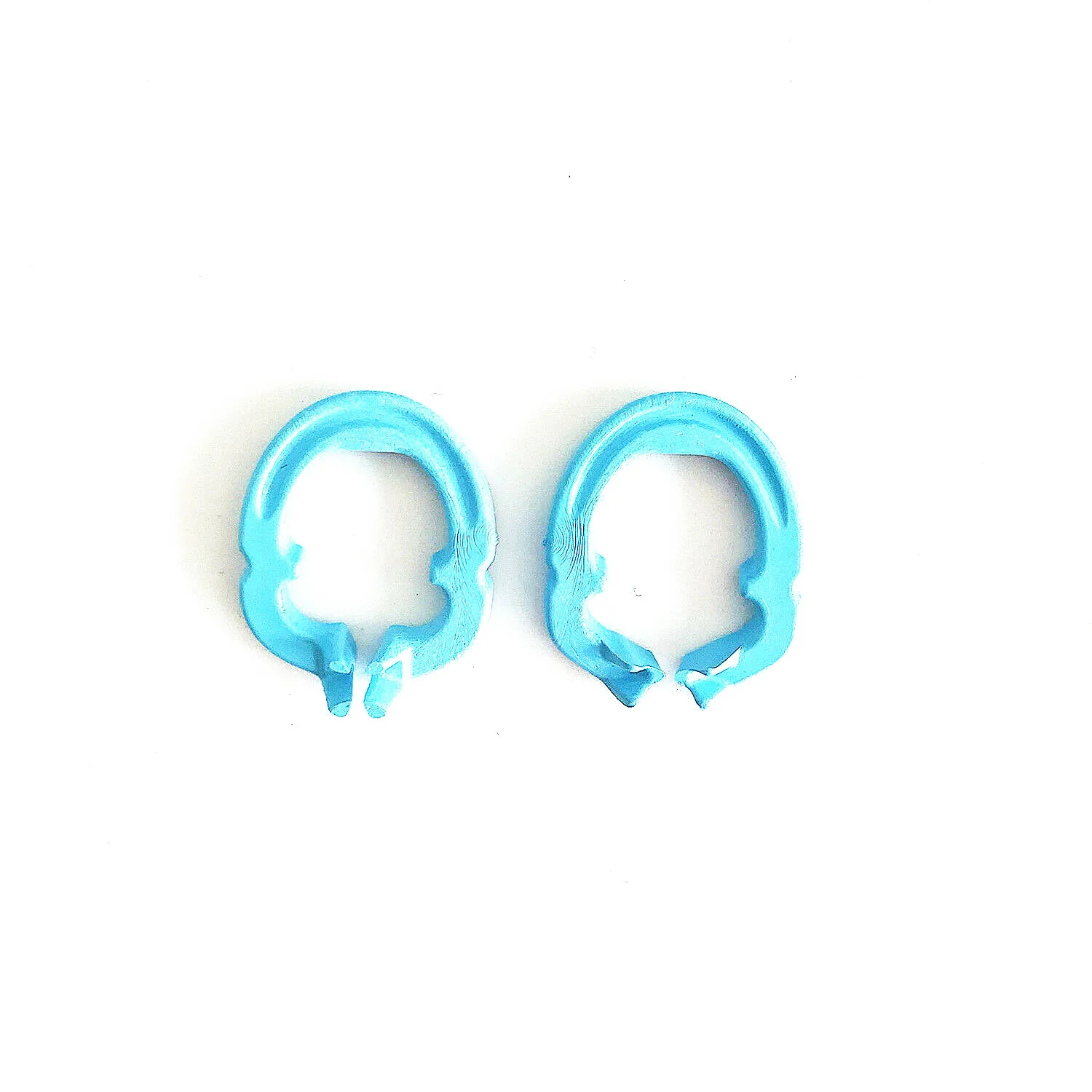 

2Pcs/Pair Dental Blue Matrix Clip Matrices Clamps Resin Ring Wedges Bands Retainer