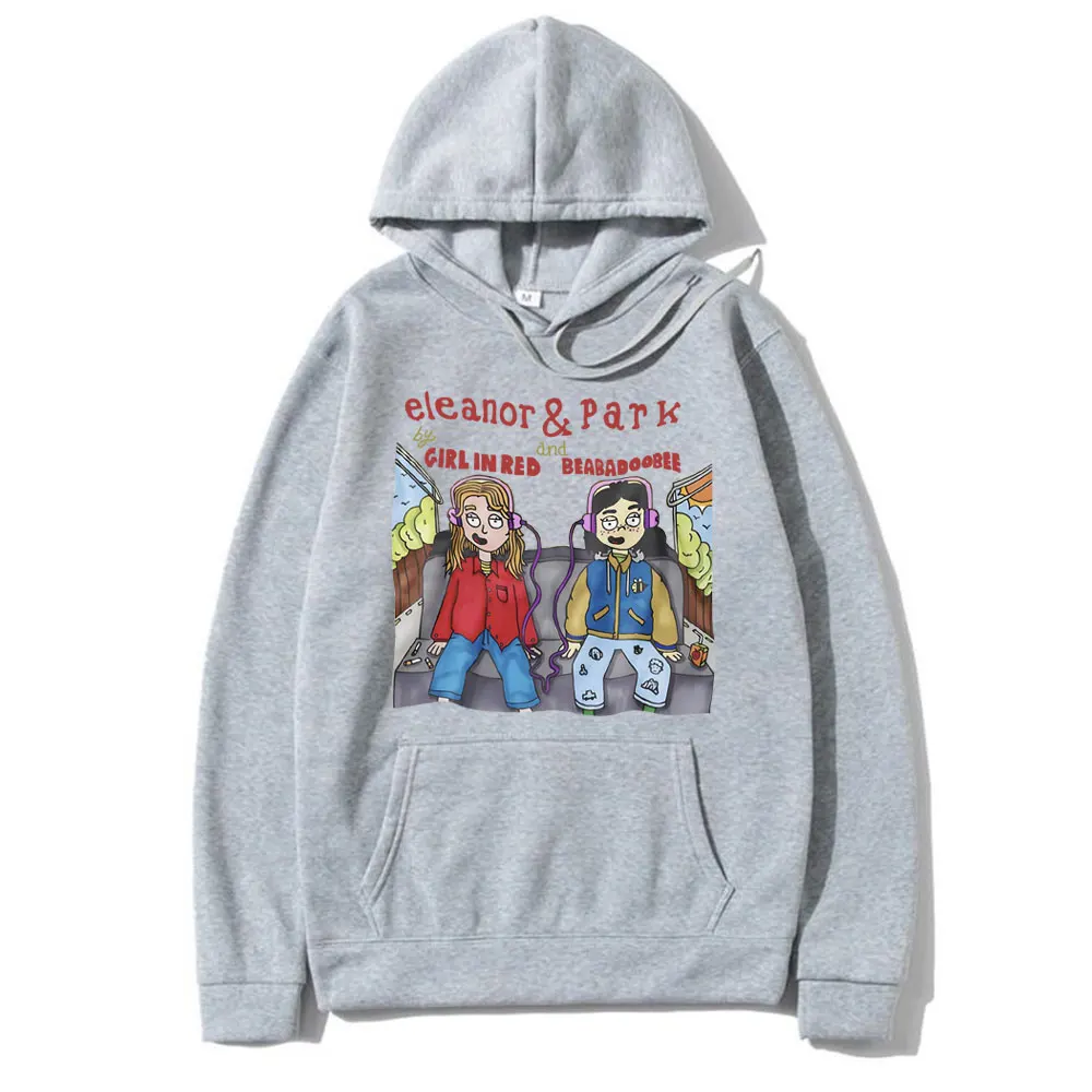 Eleanor Park By Girl in Red and Beabadoobee Graphic Hoodie Men Women Fashion Oversized Sweatshirt Unisex Casual Cartoon Hoodies