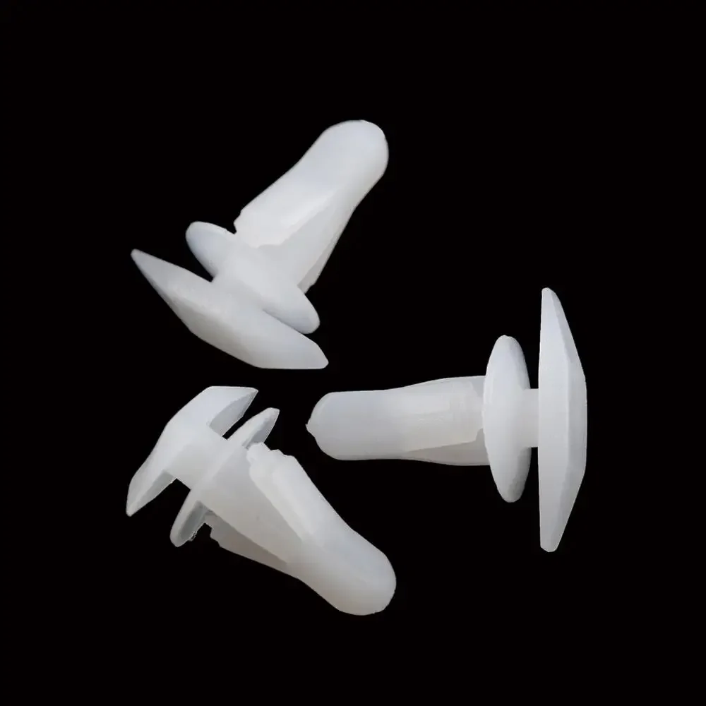 

100Pcs White Universal Weatherstrip Retainer Clips Auto Window Door Sealing Strip Fasteners Rivet 91530-SP1-003 For Honda Accord