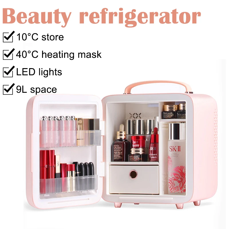 Beauty Refrigerator Skin Care Products Refrigerated Makeup Storage Heating Mini Intelligent