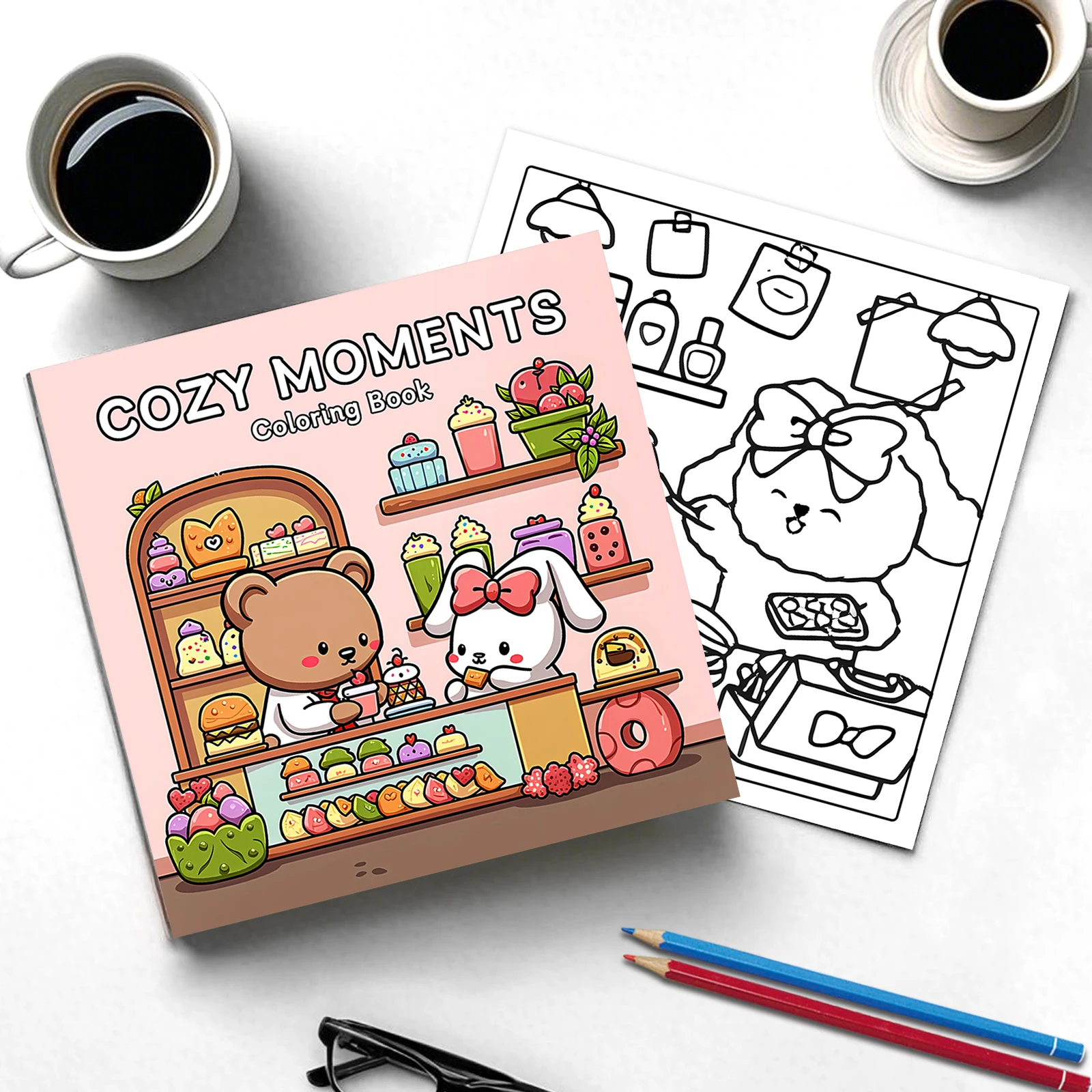 Coloring Book For Adults And Teens Halloween Theme Featuring Adorable Creepy Creatures In Cozy Moments Relaxation Graffiti Gift 3