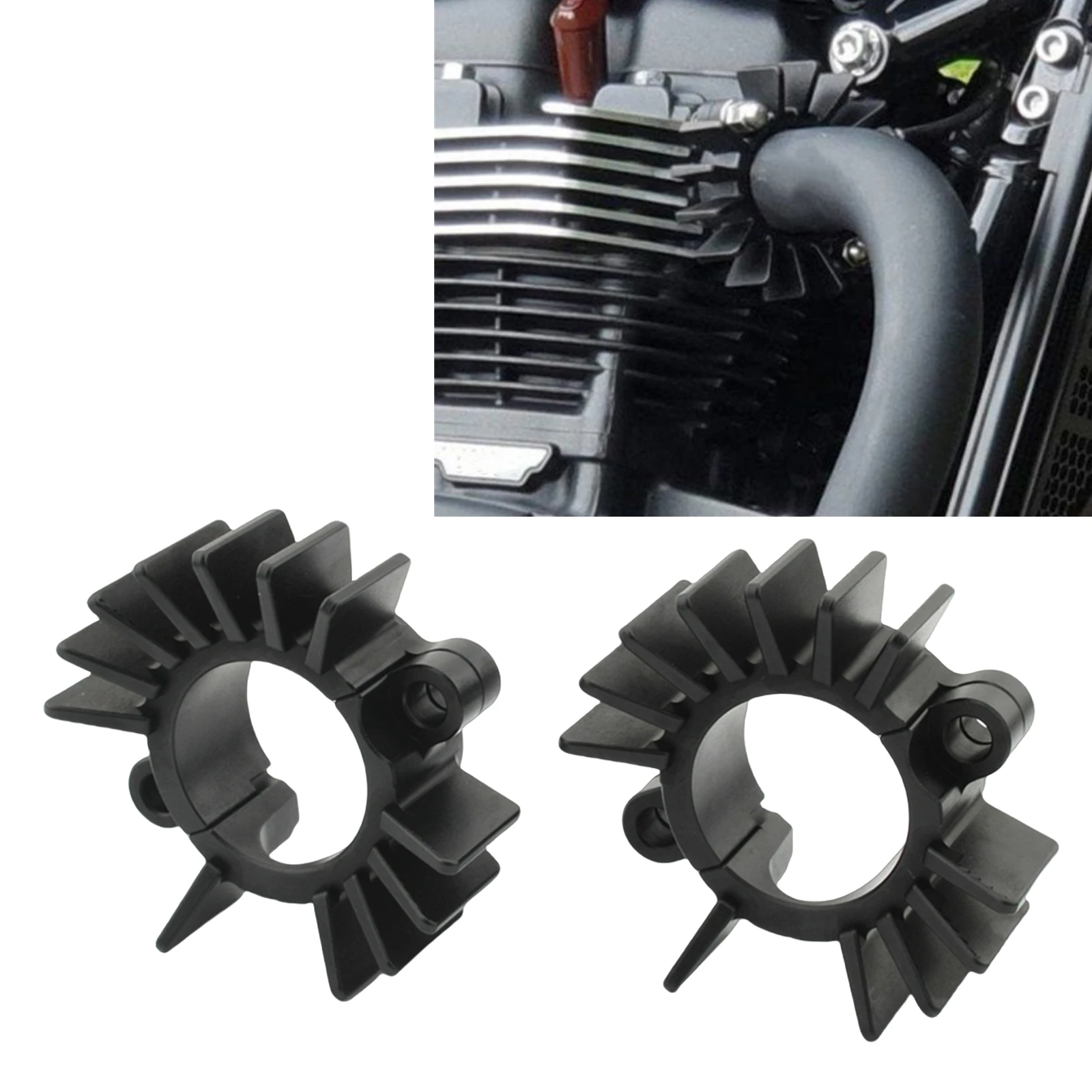 

Наконечник для выхлопной трубы мотоцикла, крепежный зажим для радиатора TRIUMPH / BONNEVILLE BOBBER / SCRAMBLER 1200 XC / STREET CUP