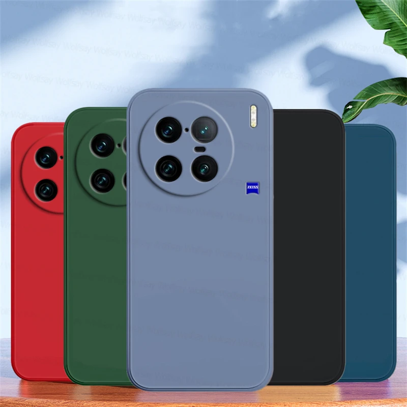 Per Vivo X90 Pro Plus Custodia Vivo X80 X90 Pro Plus Cover Cover Posteriore Protettiva In Silicone Liquido Antiurto Vivo X90 Pro Plus