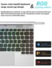 360° Rotating 14.0'' IPS Touch Screen 32G 128G-1T Laptop N95 Windows 11 Notebook 4 In 1 Tablet Business Office Slim Touch ID RGB 5