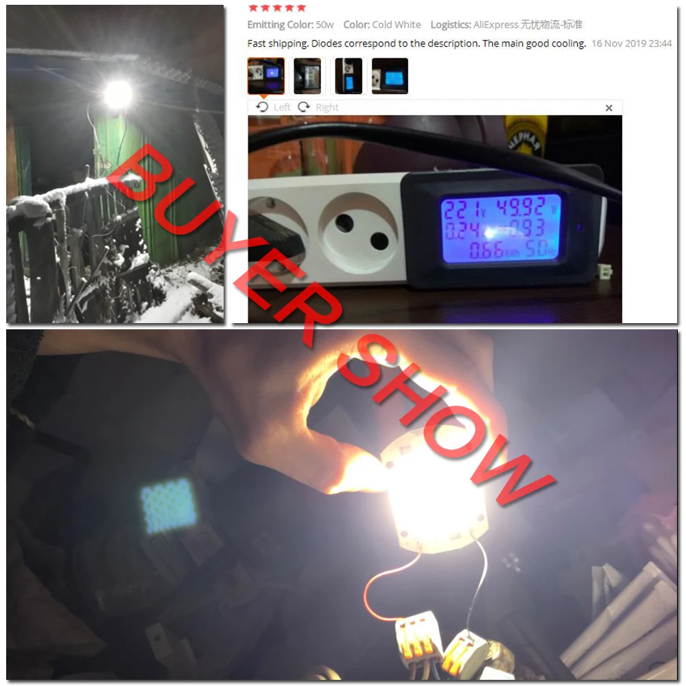 COB 칩 LED 램프 220V 10W 20W 30W 50W 스마트 IC 필요 없음 드라이버 Lampada LED 전구 램프 홍수 빛 스포트라이트 Diy 조명