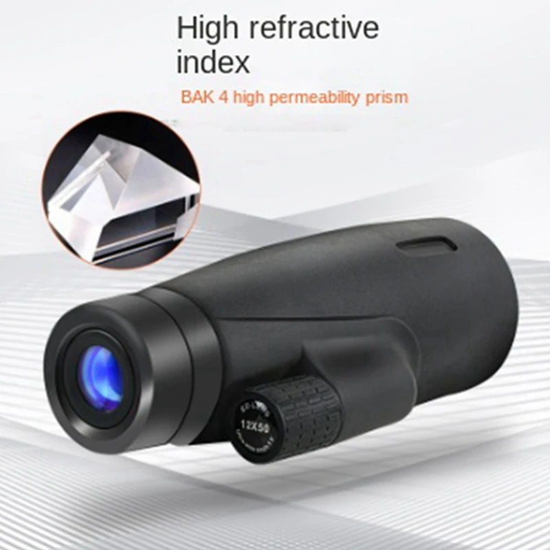 

Portable Travel Binoculars Monocular Hunting Toys Field Telescope 12X50 Smart Focusing Long-Distance