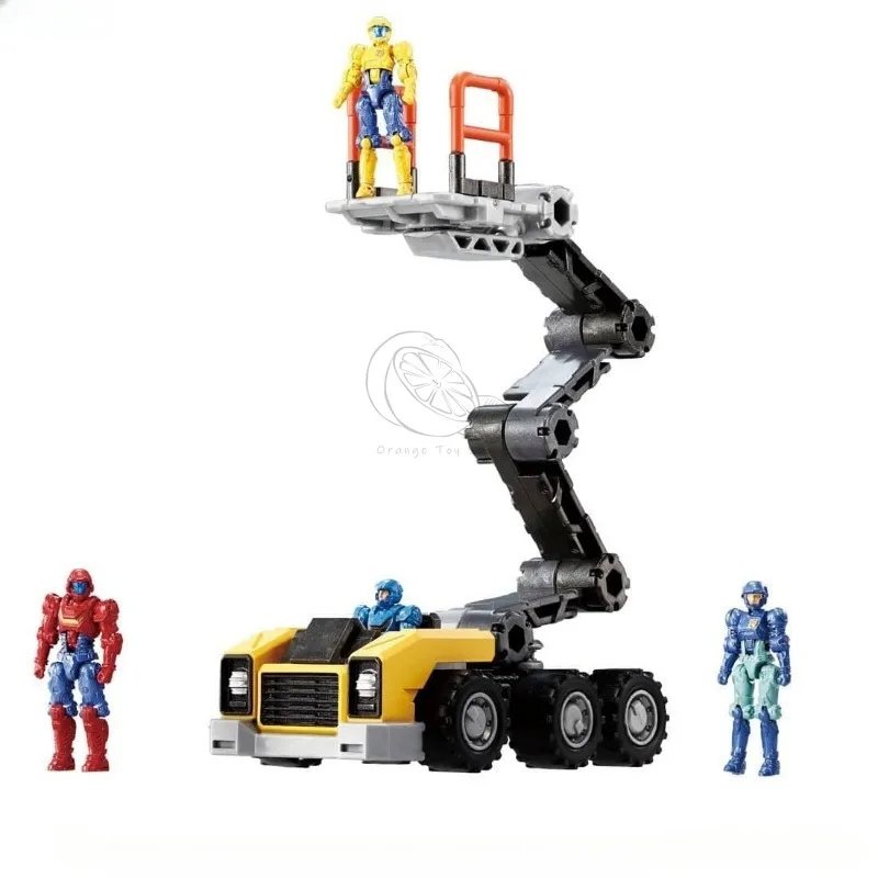 재고 있음 Takara Tomy Diaclone 장난감 DA-105 팀원 및 리프트 모델 로봇 컬렉션 액션 피규어 장난감 선물 취미