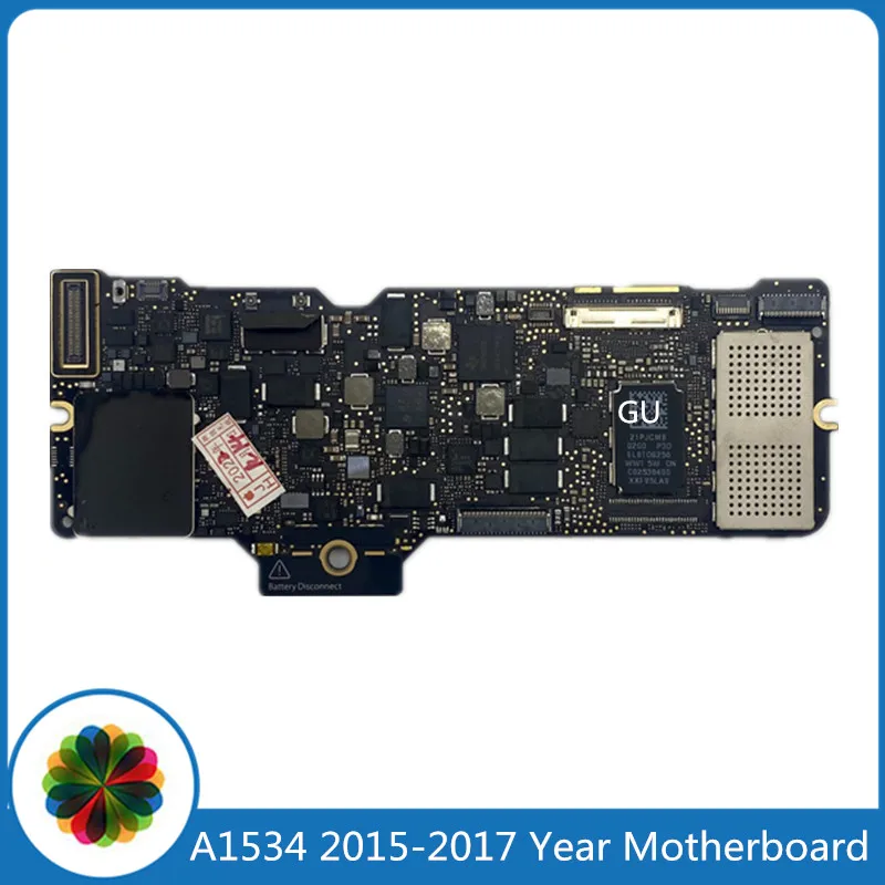 Scheda Madre Testata A1534 2015-2017 Anno 256Gb 512Gb Per Macbook Retina 12 "Scheda Logica Muslimexmuslimex