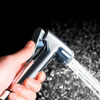 Chrome Bidet Spray Tap Hygienic Toilet  Shower Head Hose Bathroom Flushing 2