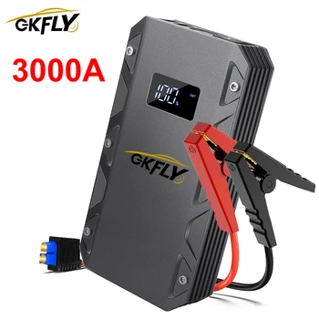 Nuovo dispositivo di avviamento di emergenza Bosster per batteria portatile per avviamento di emergenza per auto 3000A aggiornato