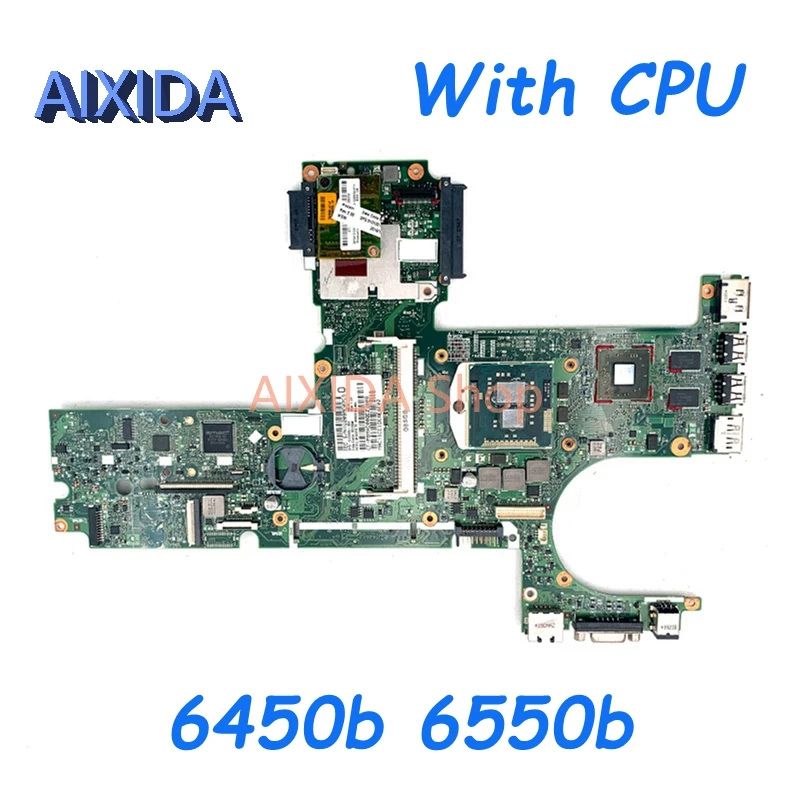 

AIXIDA 6050A2326701-MB-A02 613296-001 613296-501 613296-601 для ноутбука HP ProBook 6450b 6550b, материнская плата HM57 HD5430, полный тест