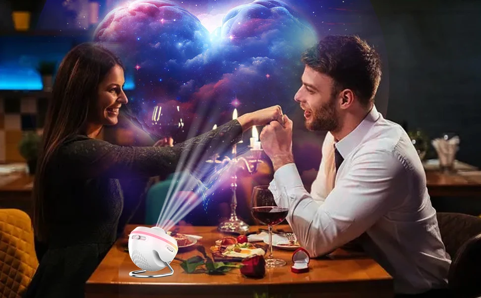 Planetarium Galaxy Projector 13 in 1 Star Light Projector Starry Sleep Night Light with Dynamic Meteors 360° Rotating Nebula