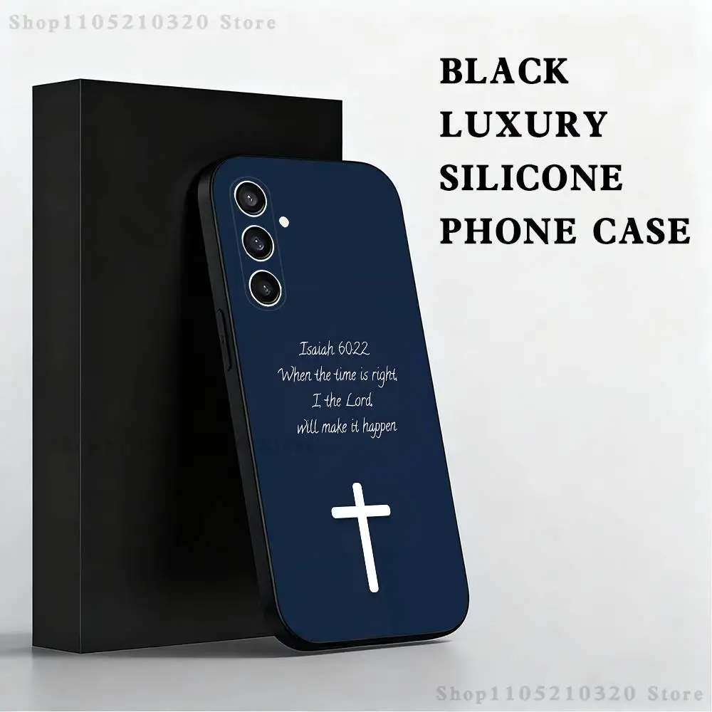Divine Inspiration Black Soft Phone Case