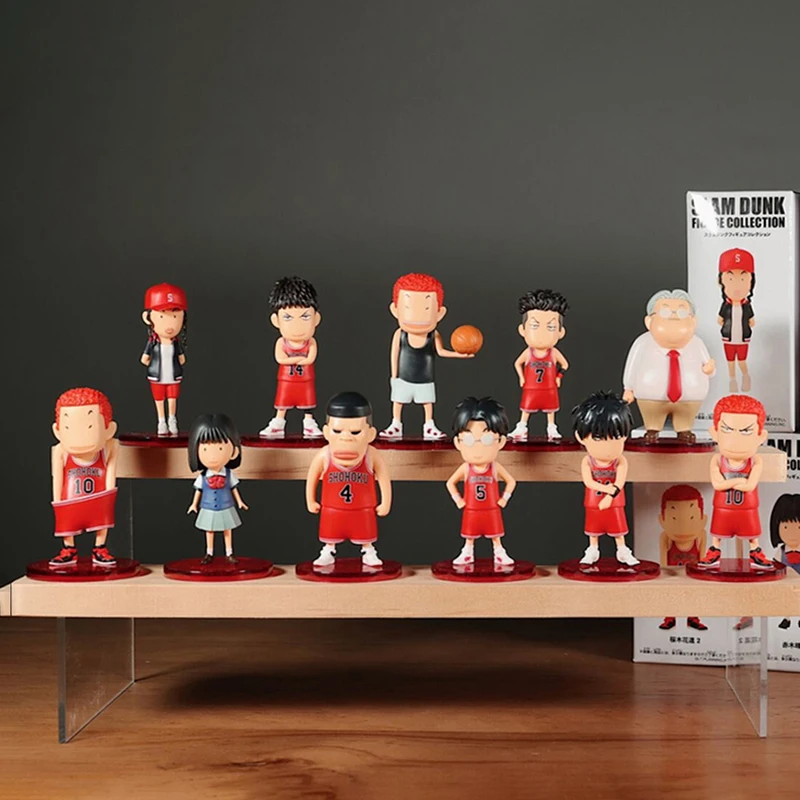 

Slam Dunk Sakuragi Hanamichi персонаж аниме баскетбольная команда 7 см фигурка кавайная Модель ПВХ настольное украшение
