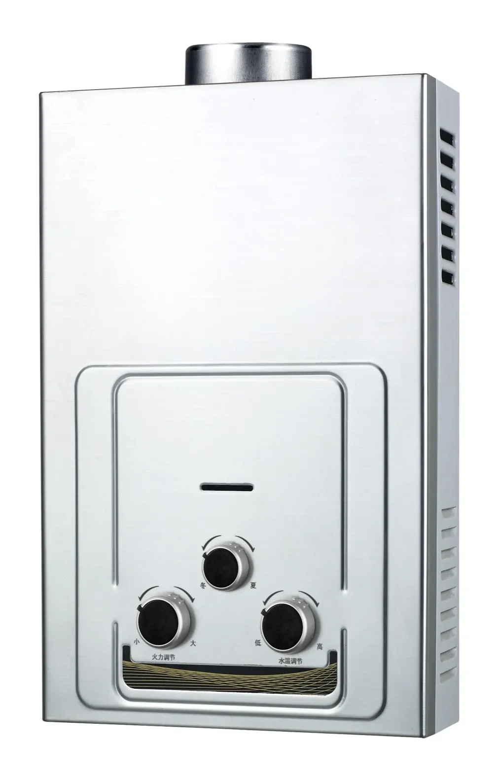 Winter Ice BathSS Brush Finished Flue Type Factory Design Cheap Price Copper Heat Exchanger And Copper Valve Support With Ni