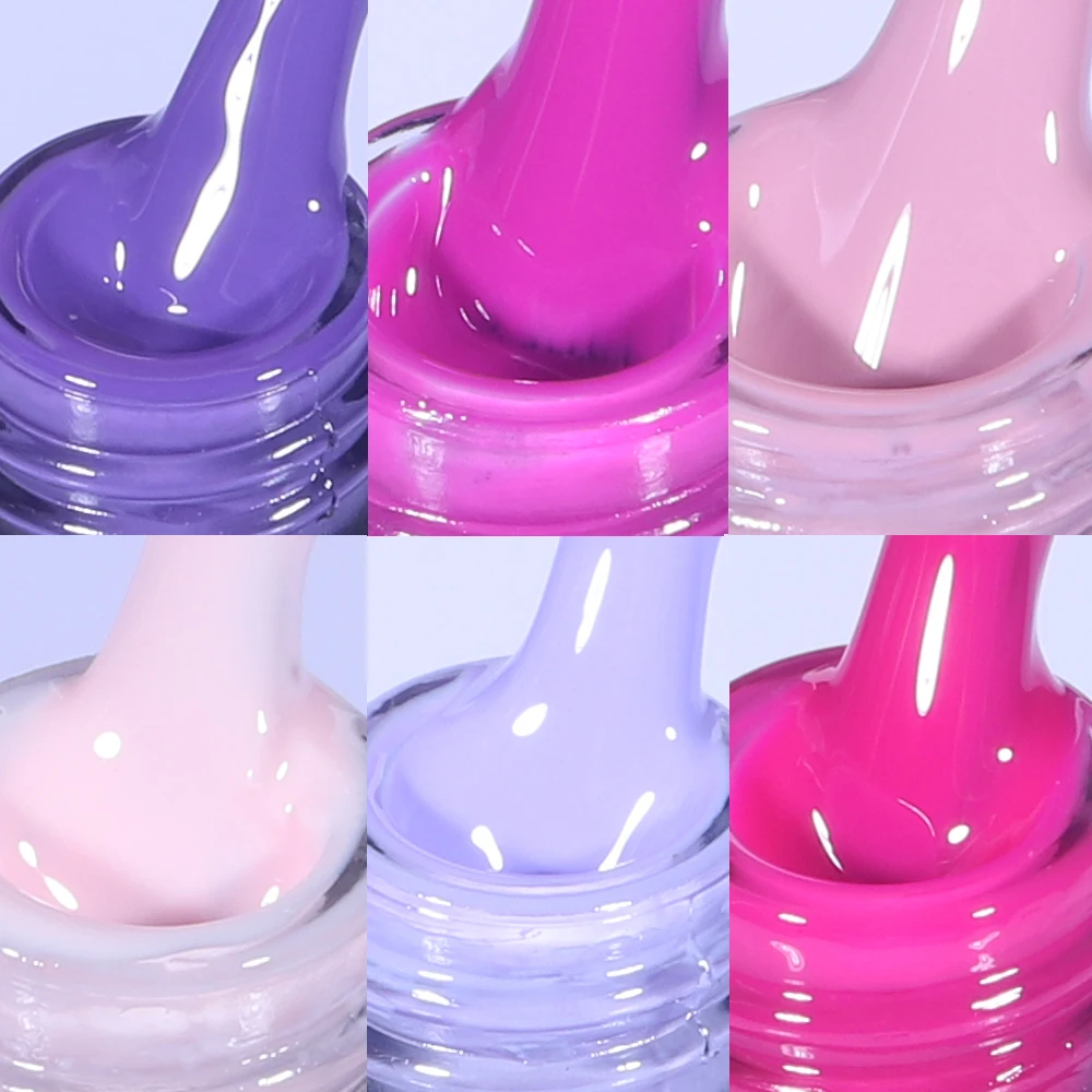 1 PCS HEMA Free Macaron Nail Polish Gel 15ML Summer Candy Color Gel Varnish Pigment Semi Permanent UV Manicure Nail Art Salon 2