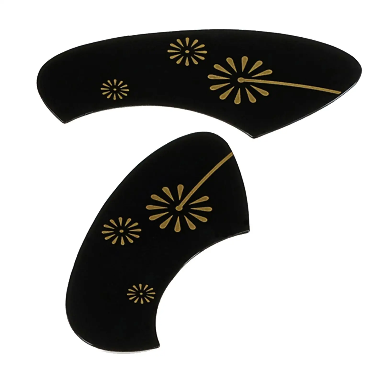 2Pcs Folk Acoustic Guitar Pickguard Scratch Guard Plate Musical Instrument for Folk Acoustic Guitar Bass Parts Replacement DIY