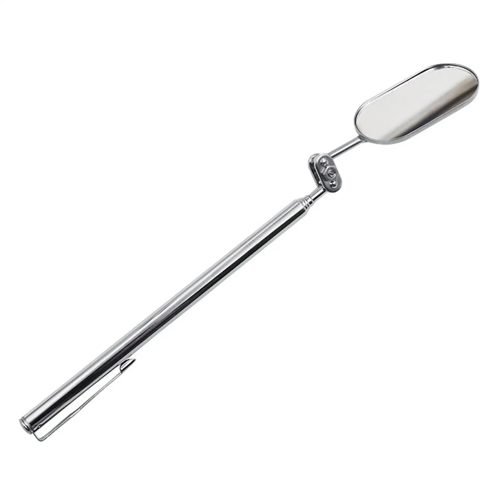 

Telescoping Inspection Mirror Mechanics Mirror 360 Degree Swivel Extends up to 24 inch Multipurpose Metal Adjustable Flexible