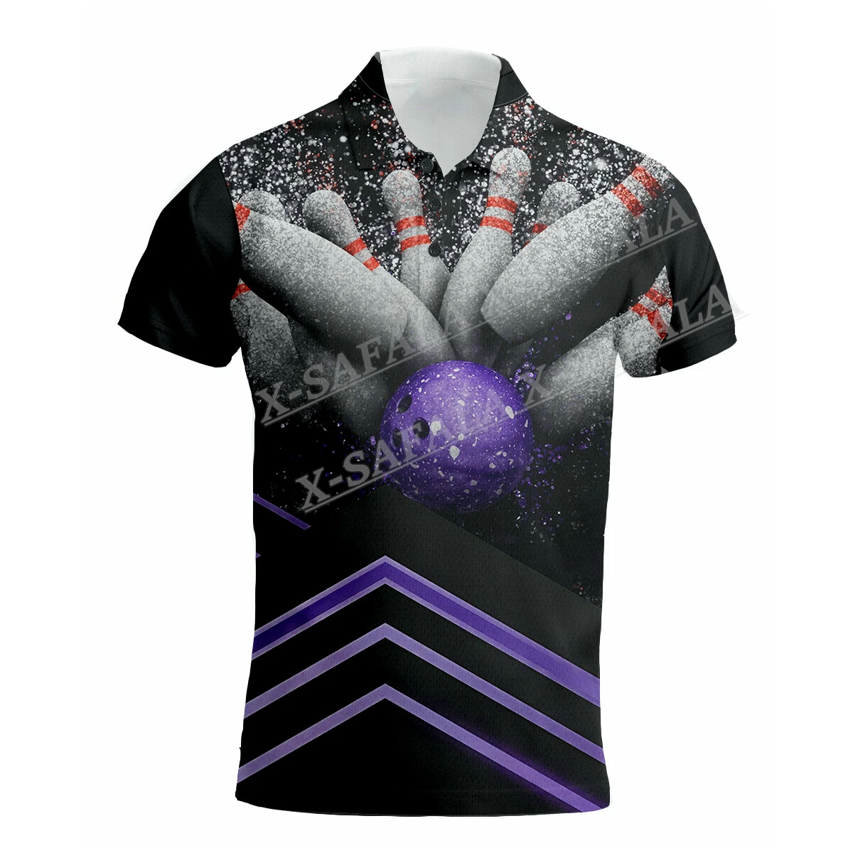 Bowling Player Lover Club Sport Personalizzato Polo Maniche Uomo Overshirt Casual New Summer Fashion Abbigliamento Tracksuits-1