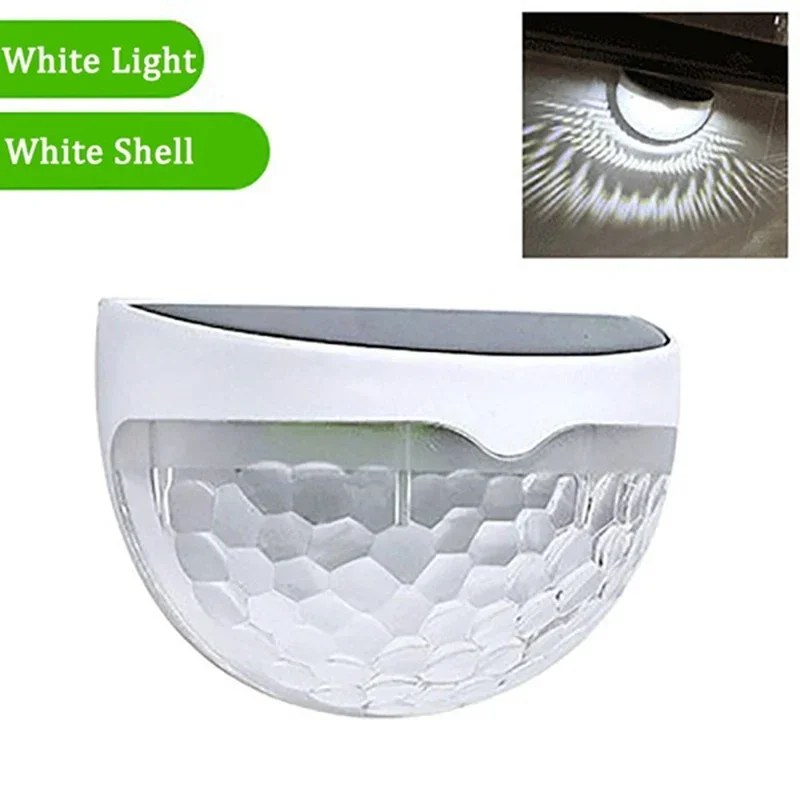 thumbnail image 1 of Paquete de 2 a 12 luces solares para exteriores, lámparas de pared impermeables, luces LED decorativas para vallas, para el hogar, el jardín, el patio, las escaleras, 1 of 5
