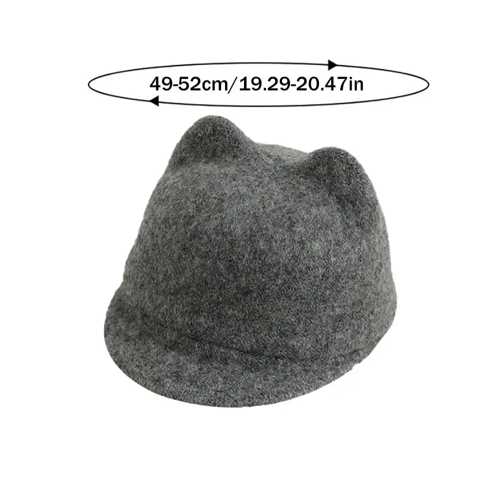 Wool Equestrian Hat for Kids Adjustable Breathable