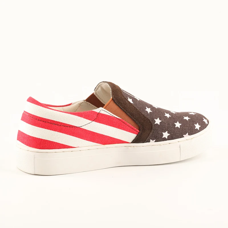 TMA EYES Spring and Summer Women's  Simple Casual  Shoes WIth Stars and Stripes 2