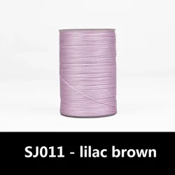Multicolor Round Leather Sewing Thread for Crafting and DIY Jewelry Projects (SJ011 - lilac brown)