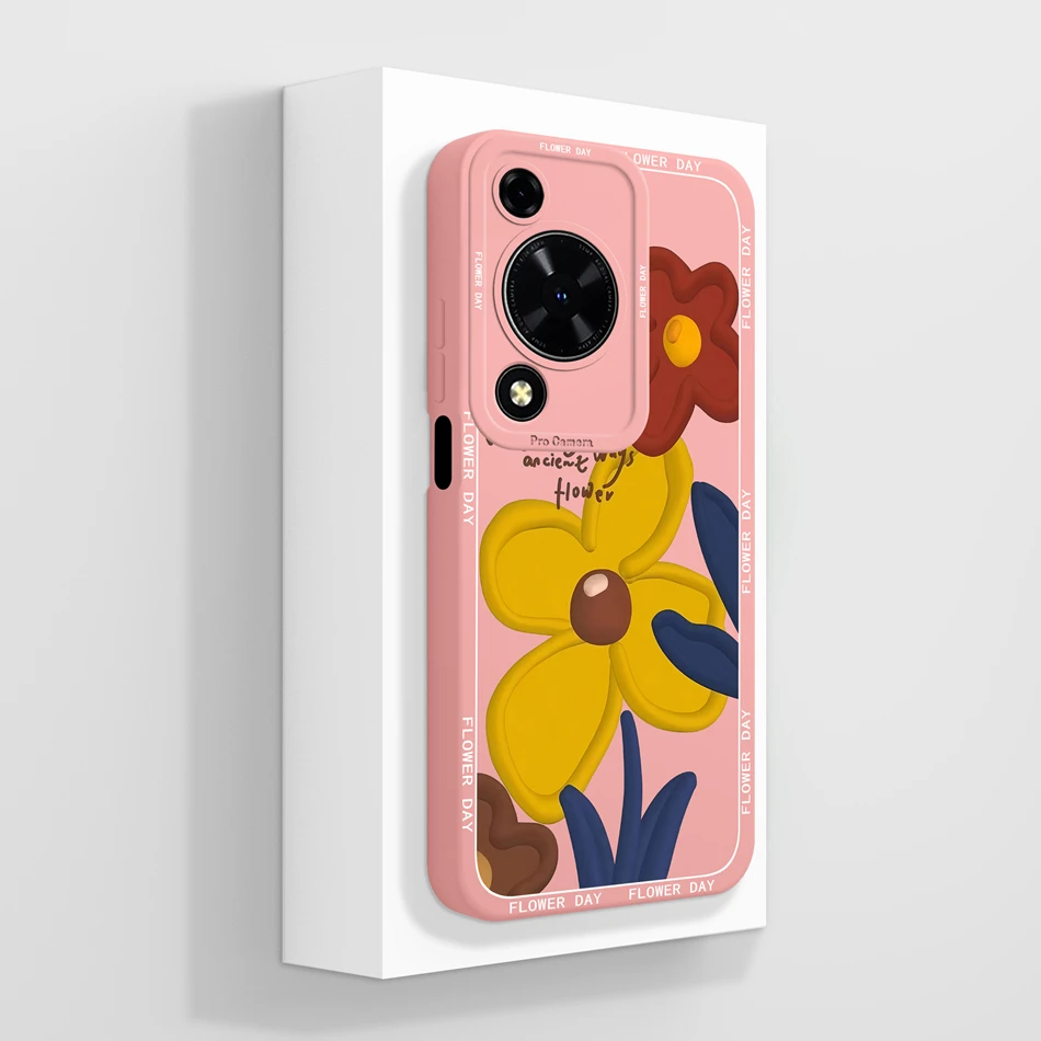 Cute Design Phone Case with Camera Protector, Soft Liquid Silicone Protective Bumper