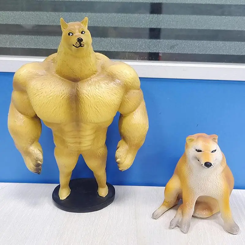 

Dog Decoration For Home Resin Cartoon Shiba Inu Sculpture For Tabletop Cute Animal Figurine Home Ornament For Living Room