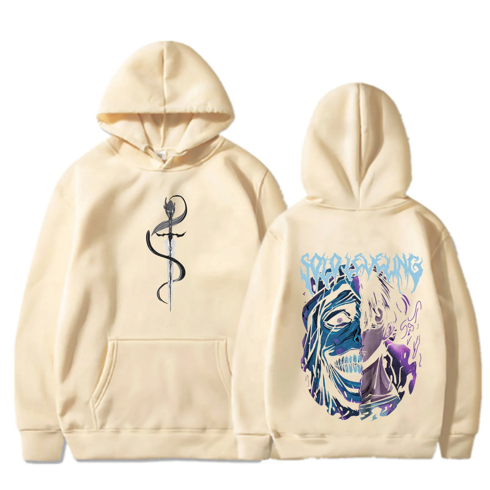 Solo Leveling Statue of God Hoodie Sung Jinwoo Hoodie  Anime Graphic Tees  Anime Sweatshirts Women Men Gift Streetwear 5
