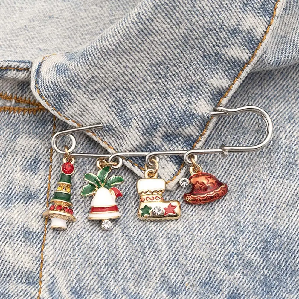 SuterderboldeNavidadPindecorativodePapNoelconhebillade