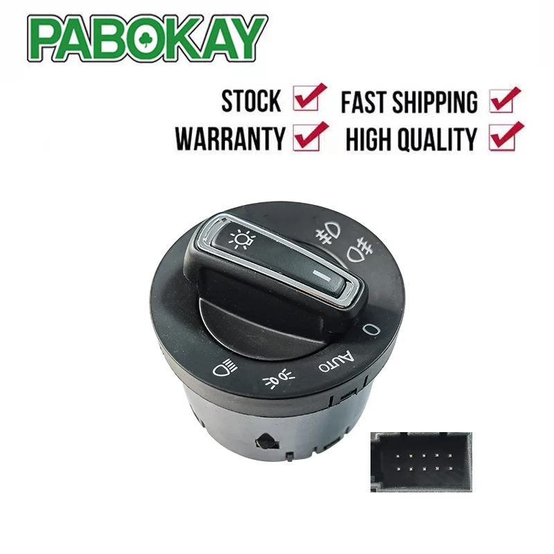 

Хромированный переключатель фар для Golf MK7 5GG 941 431 D 5GG941431D