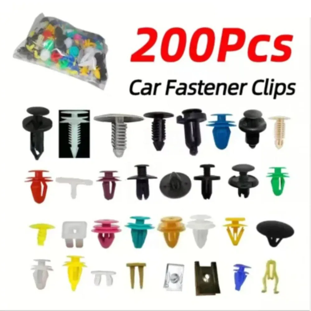 500/200/100Pcs 30 Kinds Universal Mixed Auto Fastener Car Bumper Clips thumbnail 2