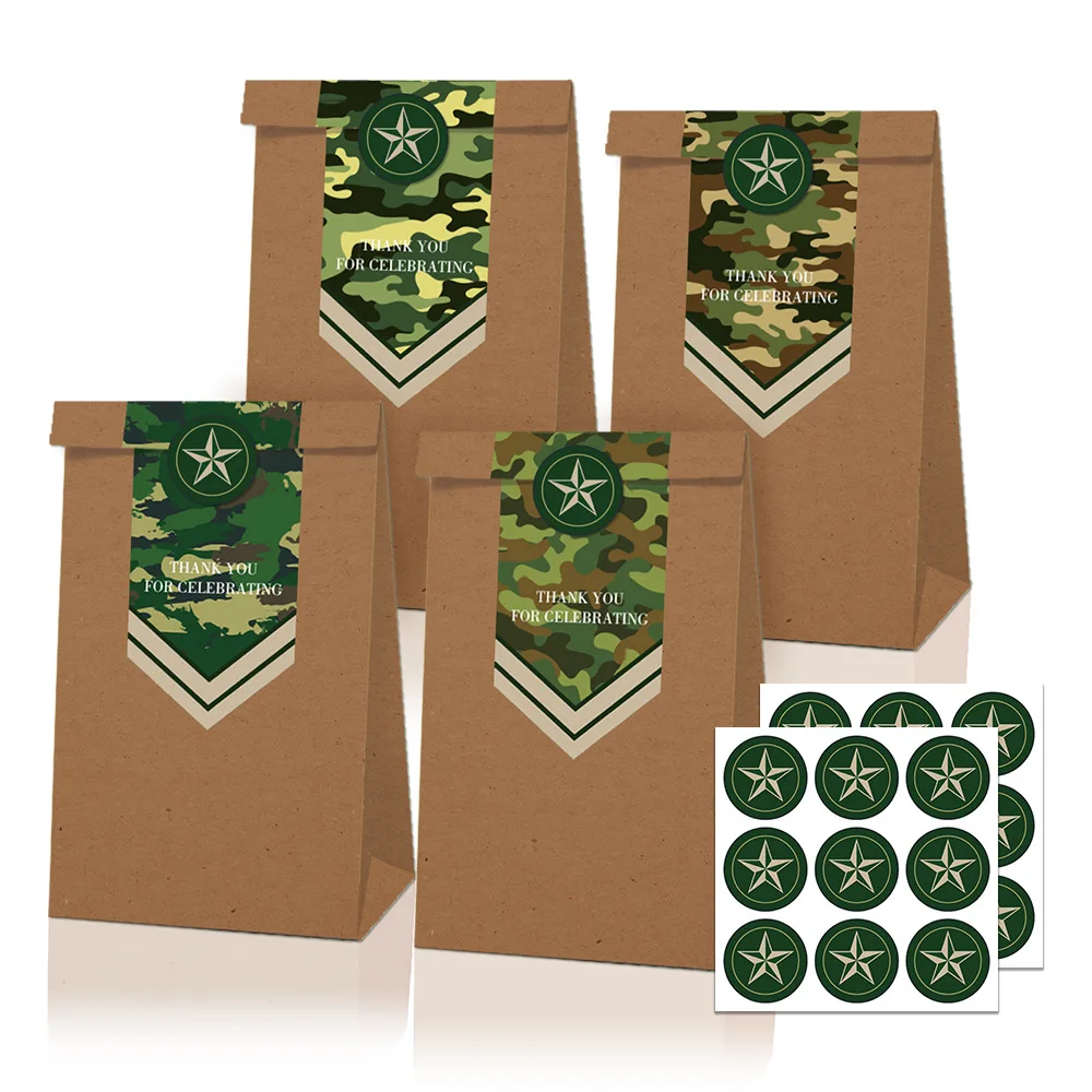 Armee Camouflage Party Folie Tank Flugzeug Ballon Camo Latex Ballon Banner Kuchen Topper für Jungen Militär Geburtstag Dekorationen Spielzeug – Detail 22