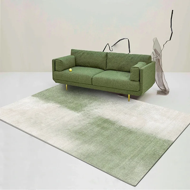 

Fresh Green Carpet French Style Living Room Home Carpet Fully Covered Sofa Area Floor Rug Bedroom Luxury High-Grade Cashmere Rug