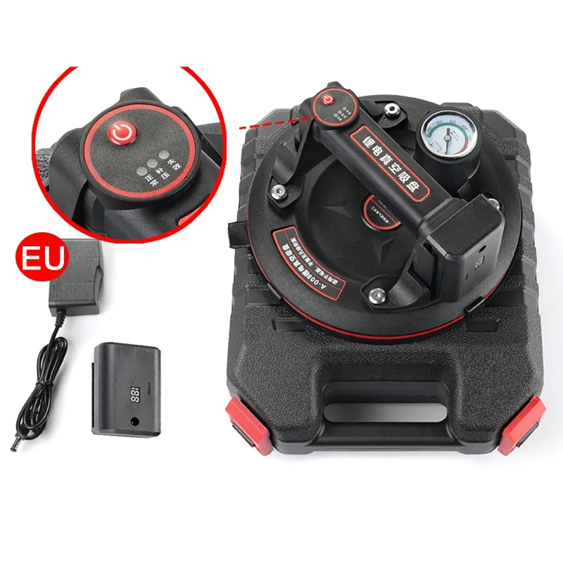 8 Inch Electric Vacuum Suction Cup 220kg Bearing Heavy Duty Vacuum Sucker