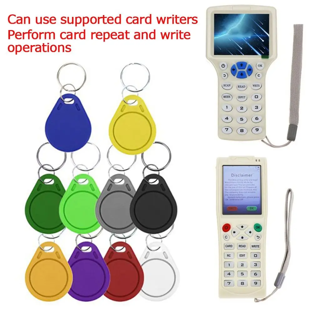 10pcs Rewritable Token RFID Clone Card NFC Tag Key Card Access Control Key