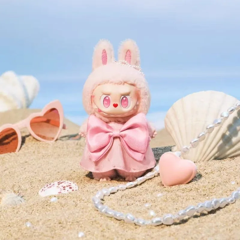 正規品　POPMART LABUBU MOKOKO 1代 キーホルダーぬいぐるみ Original POPMART labubu limited edition MOKOKO plush party, summer