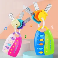 Baby Toy Musical Car Key Vocal Smart Remote Car Voices Pretend Play Educational Toys Children Baby Music Toy 1