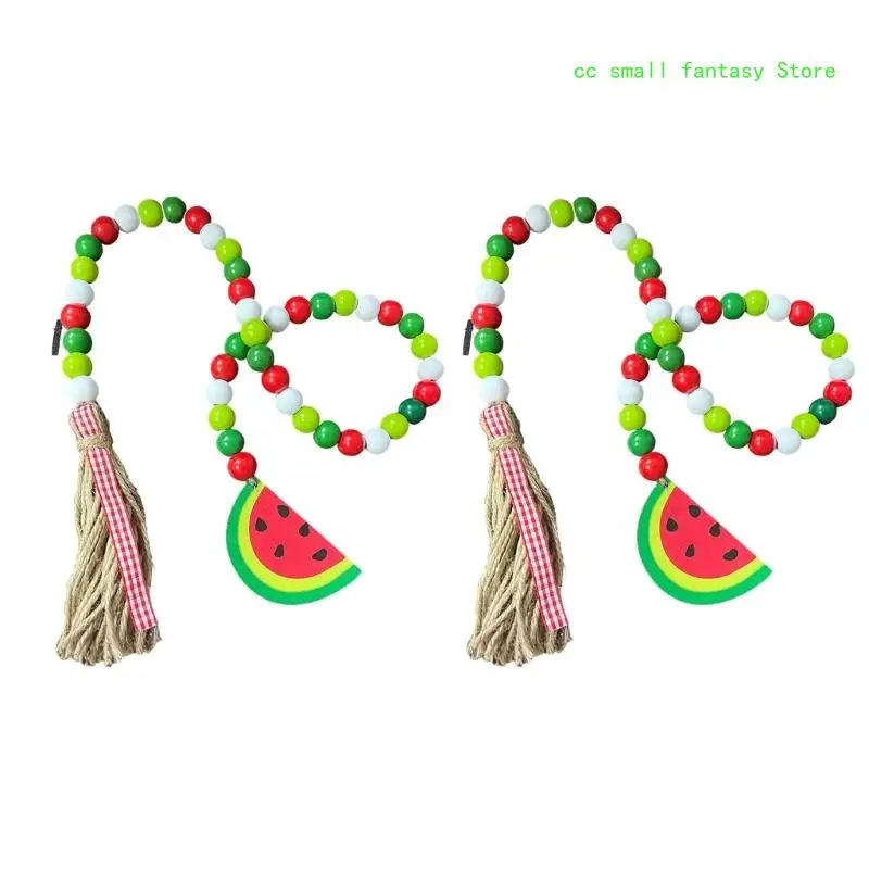 

R3MA гирлянды из деревянных бусин с разноцветными кисточками для вечеринок, праздничных многоуровневых декораций для подносов, с