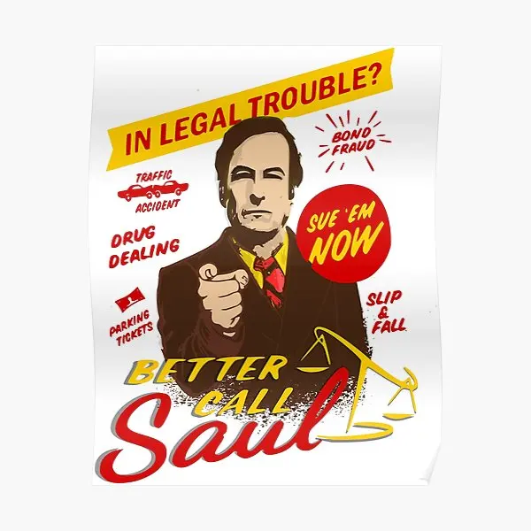 

Плакат с надписью «Better Call Saul», домашняя картина, Настенный современный декор, роспись, художественный принт, винтажная забавная картина без рамки