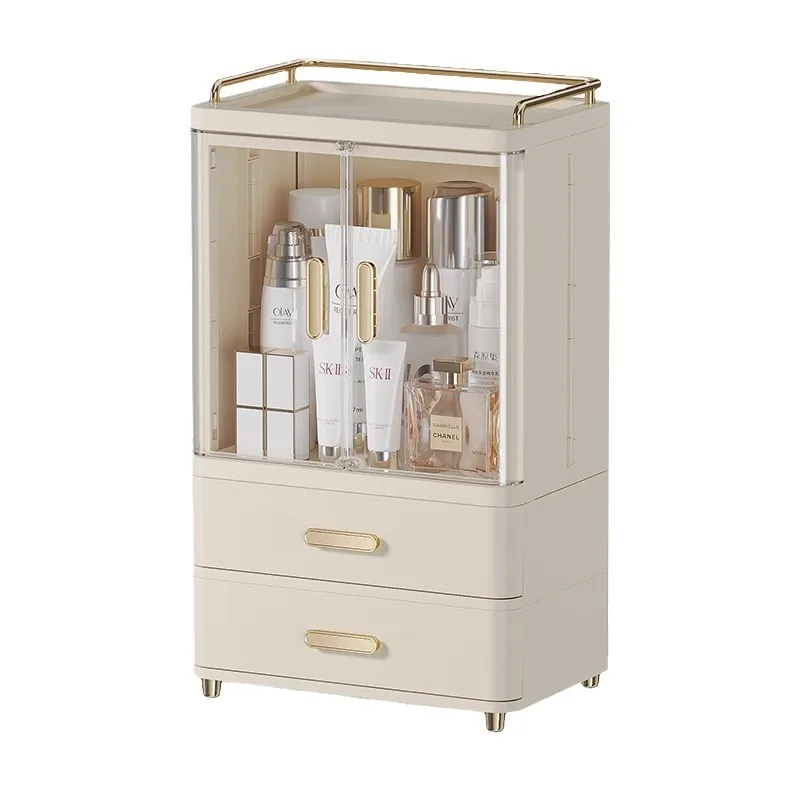 Storage box Cosmetics desktop large capacity makeup brush dust rack premium skin care product storage box 5